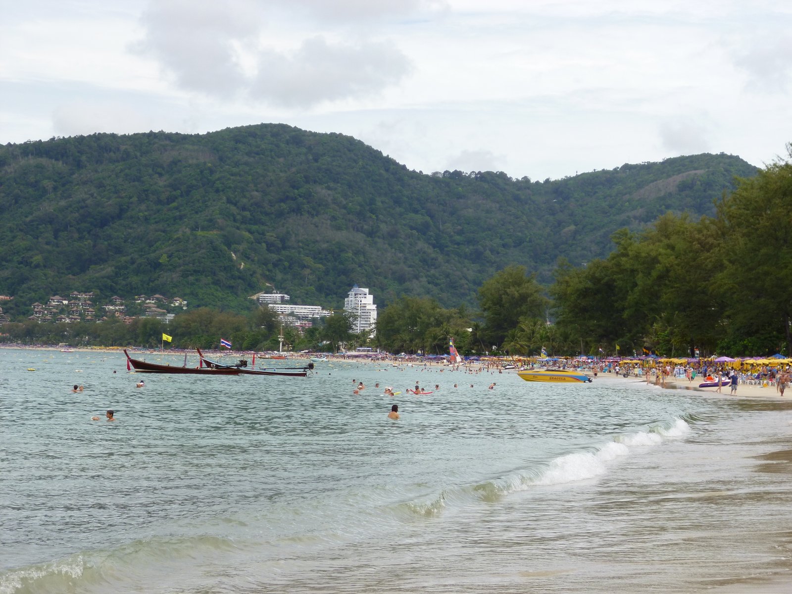 Patong Beach Phuket from the shore
