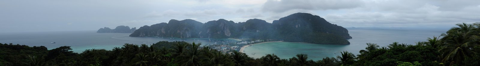 Phi Phi Island viewpoint over the karst bays