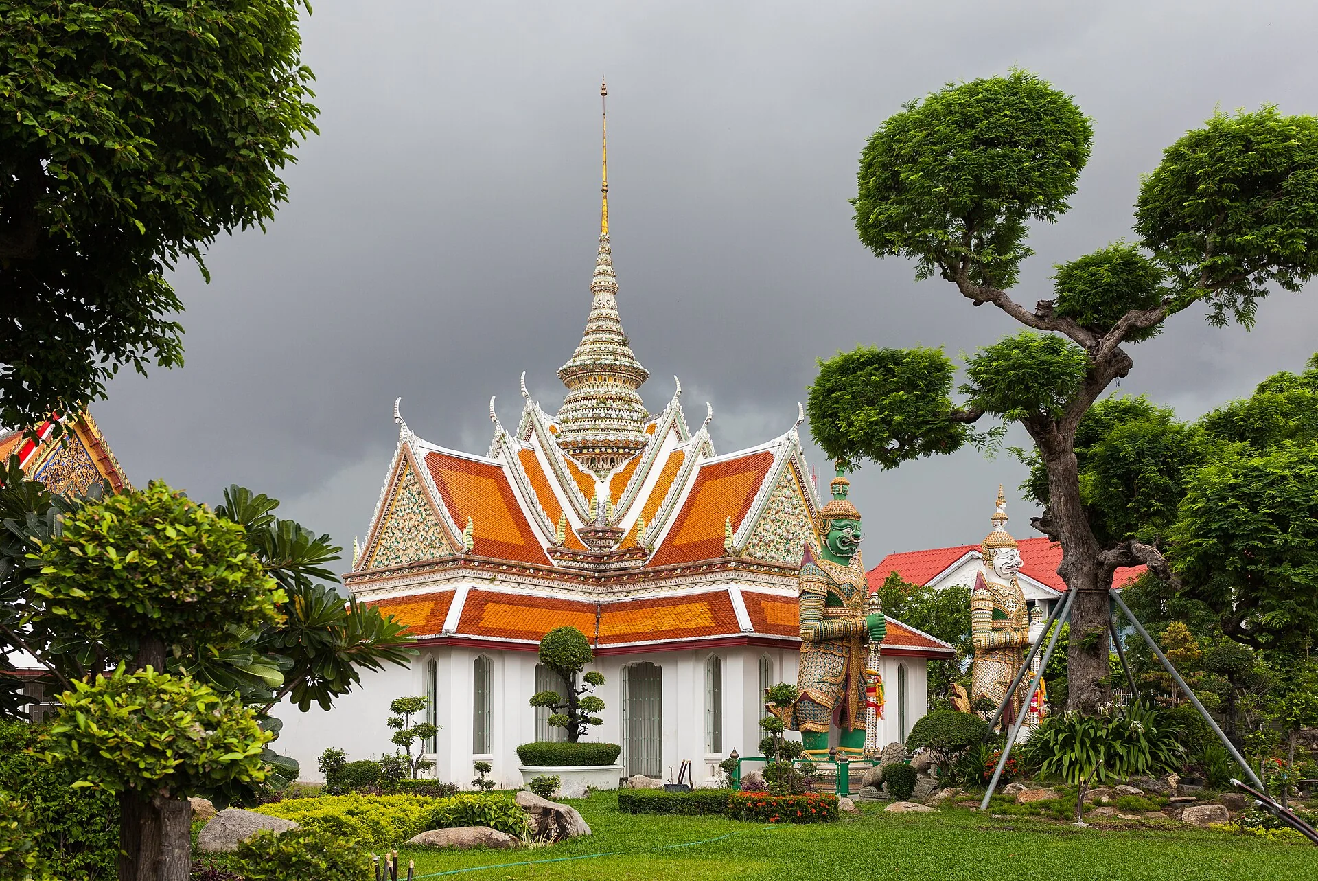 Wat Arun temple on the Thonburi side of the Chao Phraya
