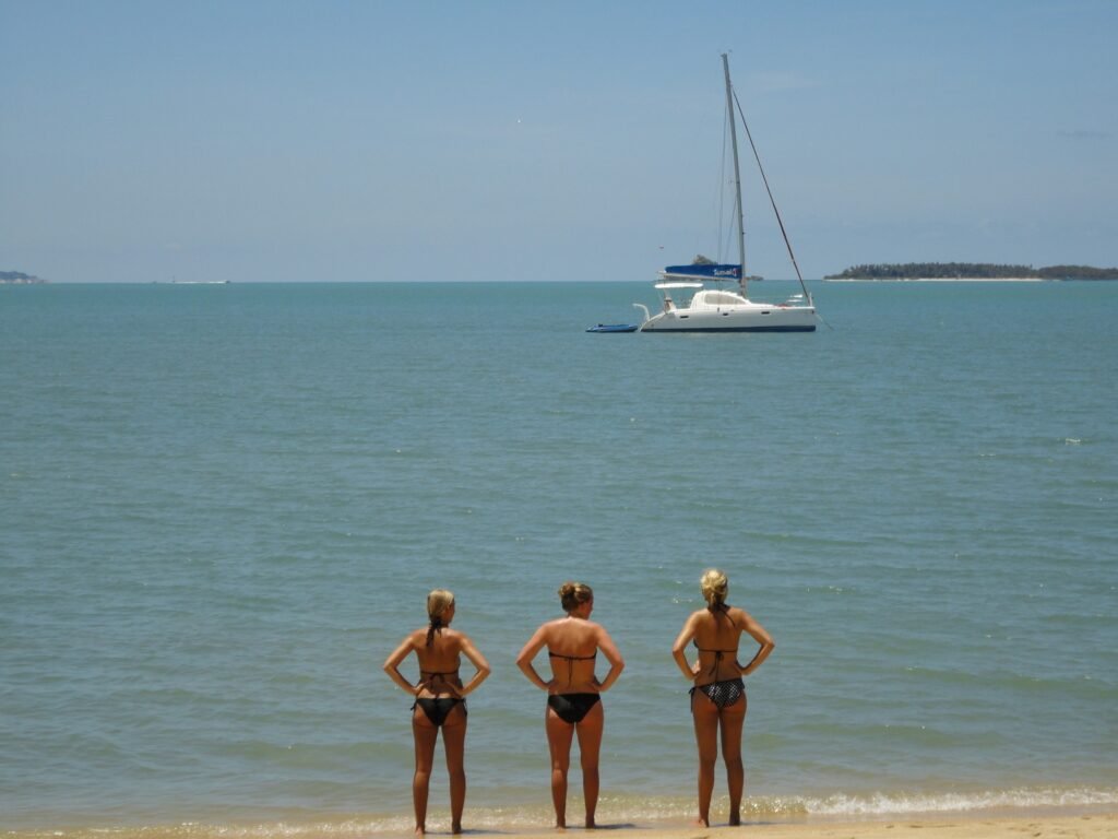 Bophut Beach Koh Samui near the Big Buddha Pier ferry departure point