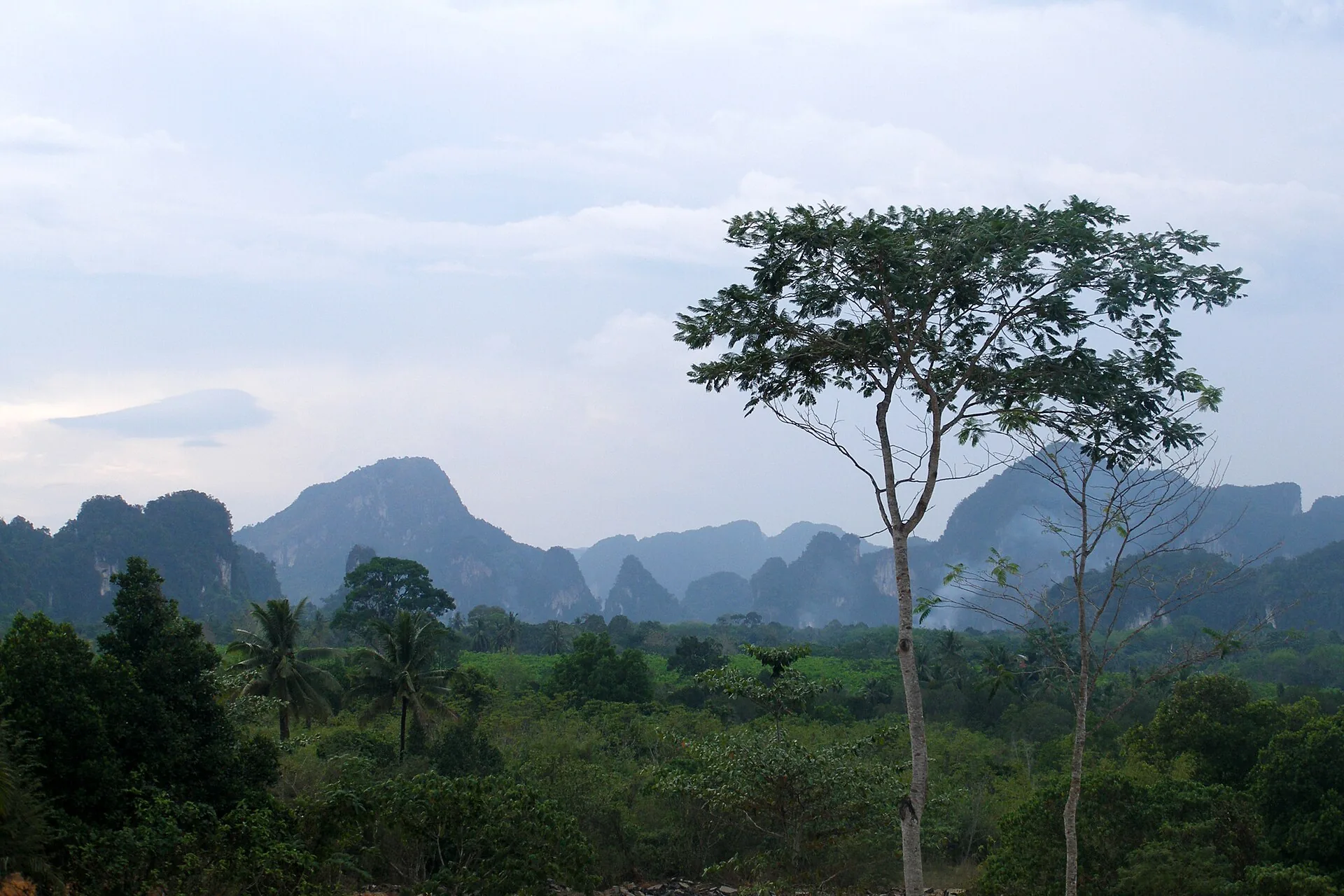 Four Islands tour limestone karst stacks off the Krabi coast