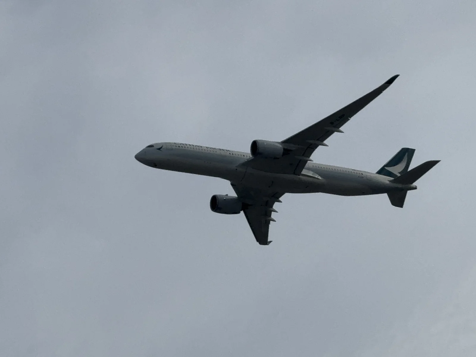 Cathay Pacific aircraft operating flight CX701 from Hong Kong to Bangkok Suvarnabhumi