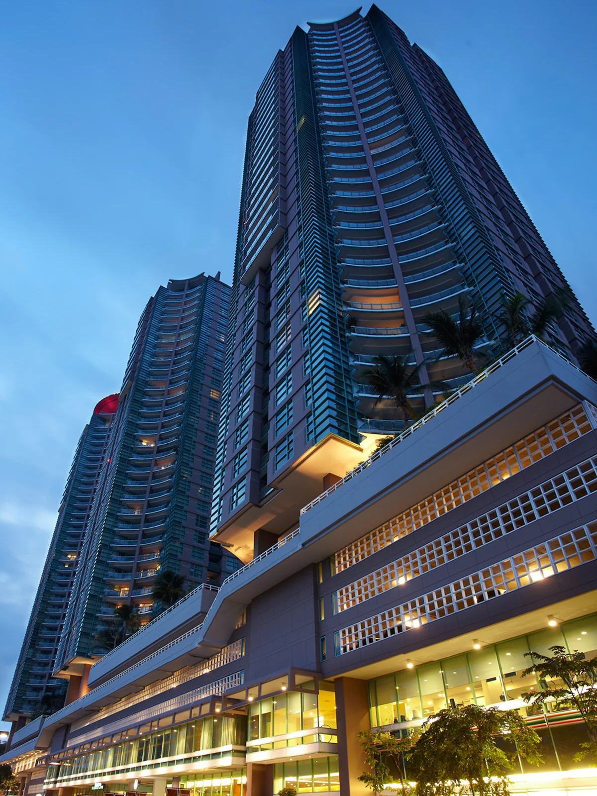 Chatrium riverside tower on the Chao Phraya in Bangkok