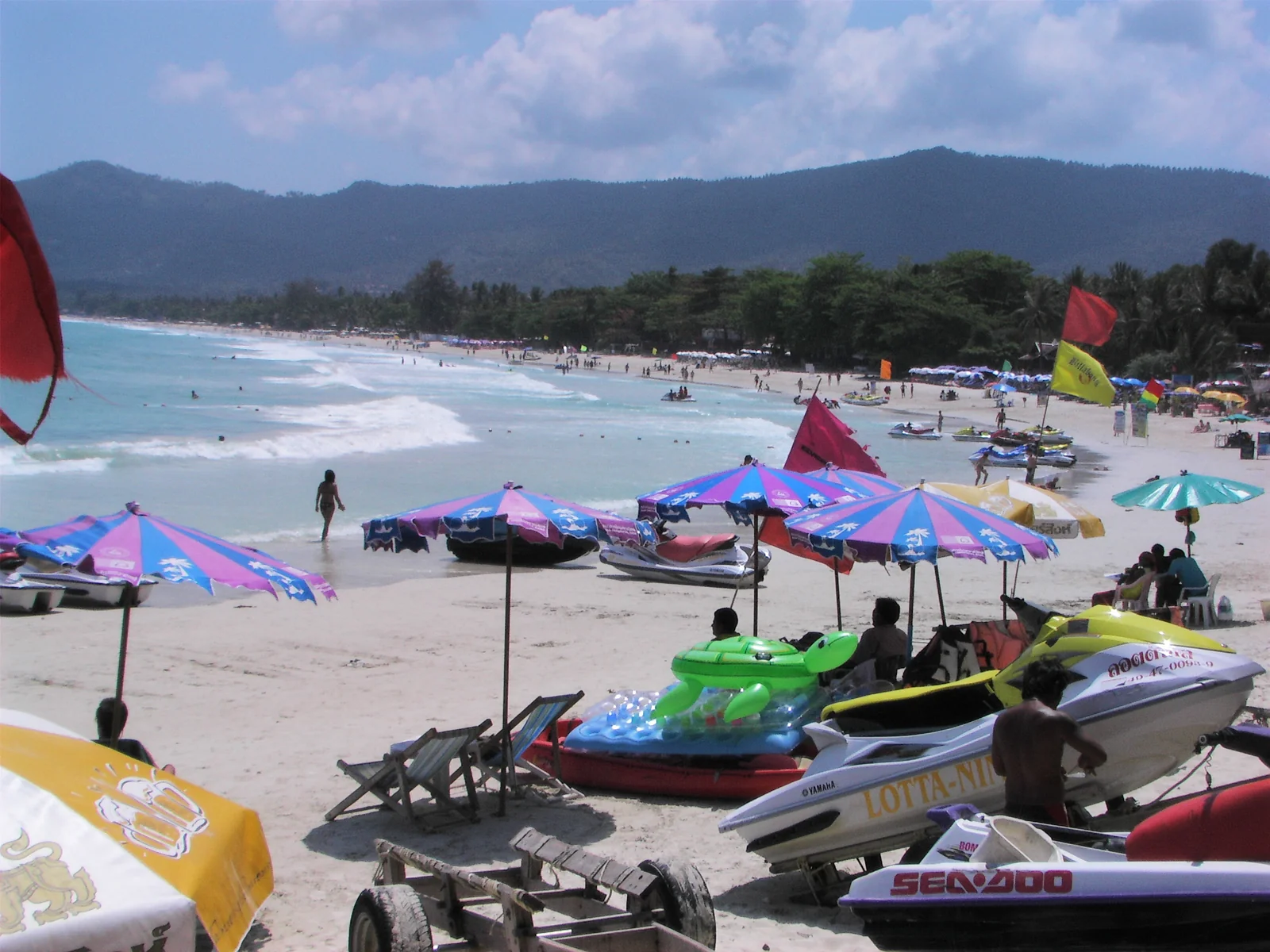 Chaweng Beach on the east coast of Koh Samui