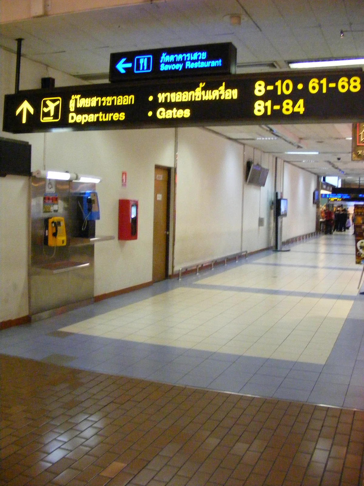 Don Mueang Airport domestic terminal arrivals in Bangkok