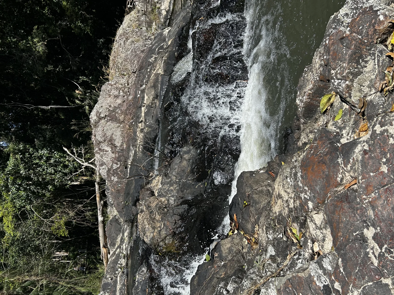 Haew Suwat waterfall in Khao Yai National Park, the cliff-jump location from Danny Boyle 2000 film The Beach