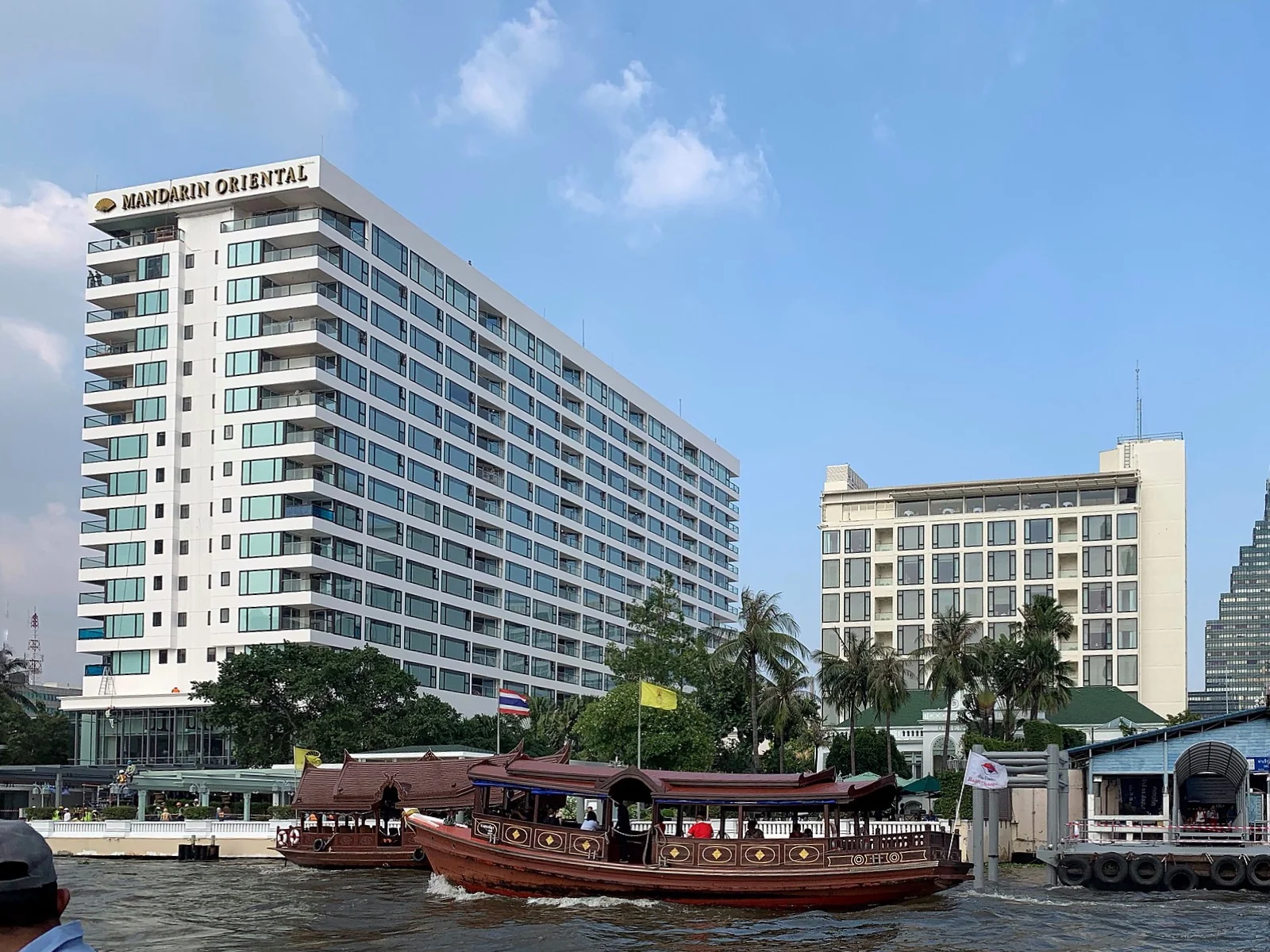 Mandarin Oriental Bangkok on the Chao Phraya riverbank