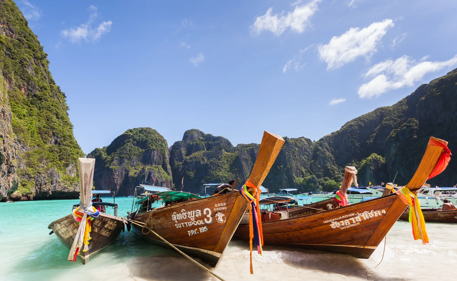 Maya Bay on Koh Phi Phi Leh in the Andaman Sea