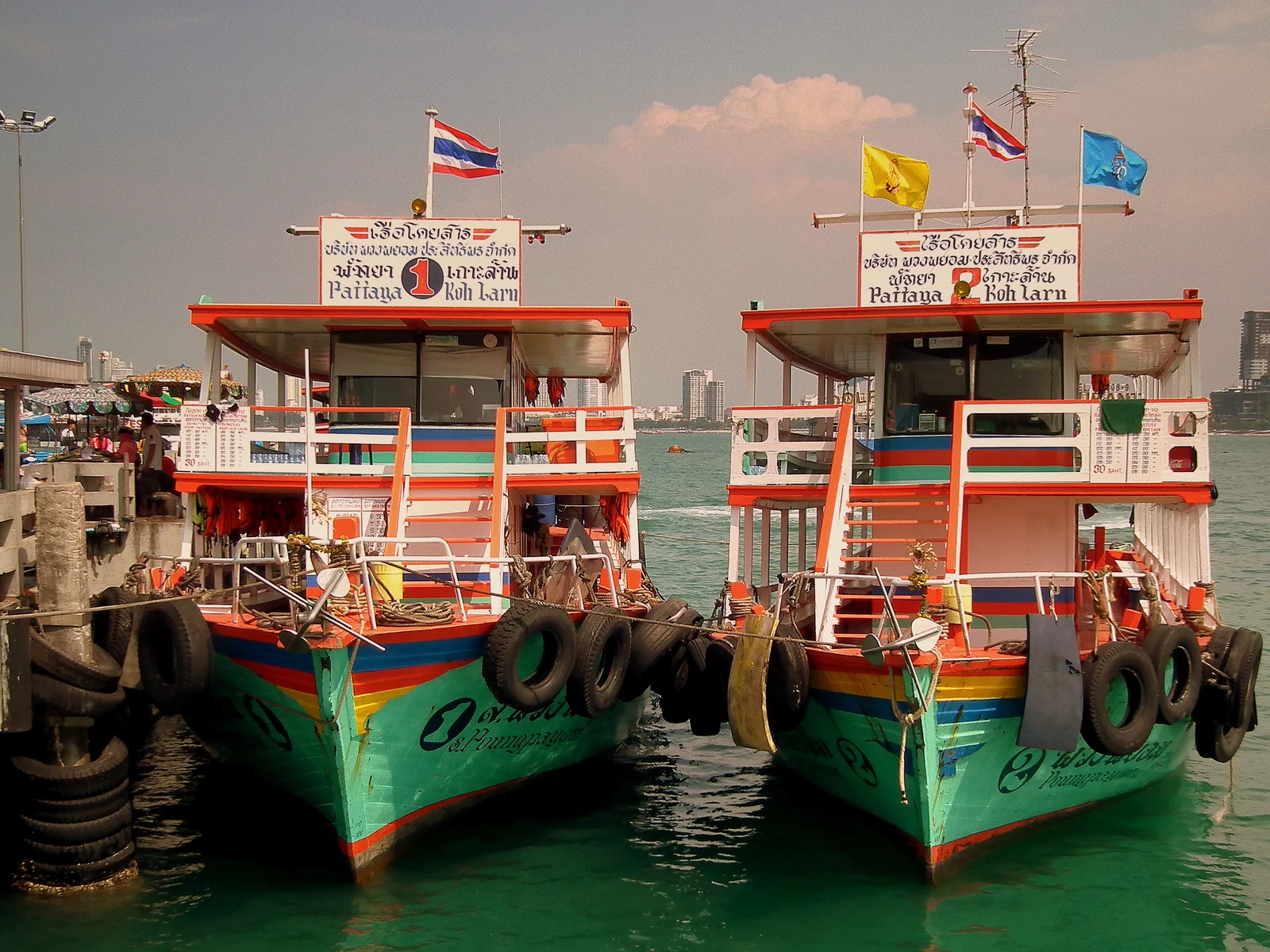 Bali Hai Pier on the south end of Pattaya Beach the daily ferry departure point for Koh Larn day trips