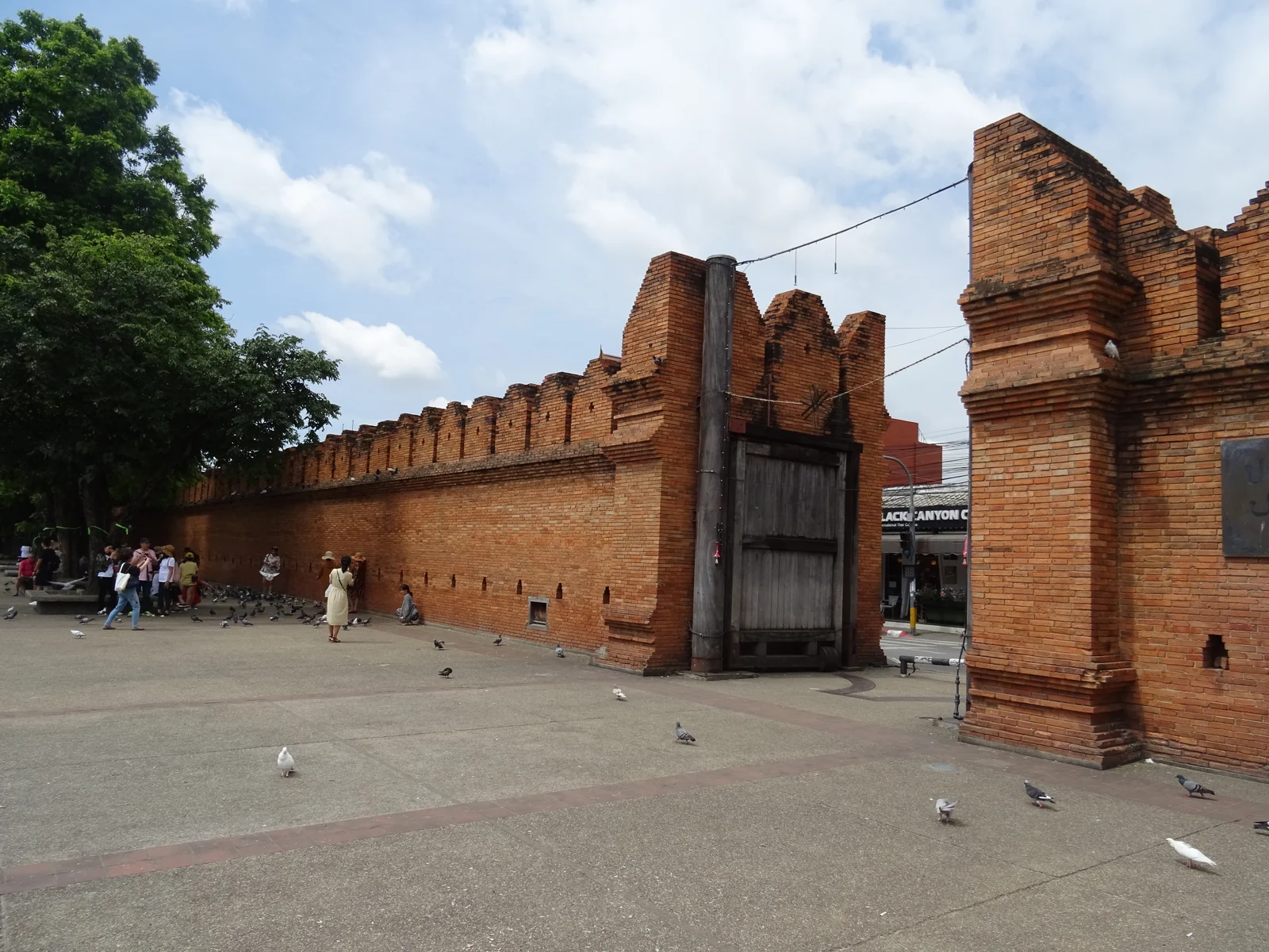 Tha Phae Gate at the eastern edge of the Chiang Mai Old City
