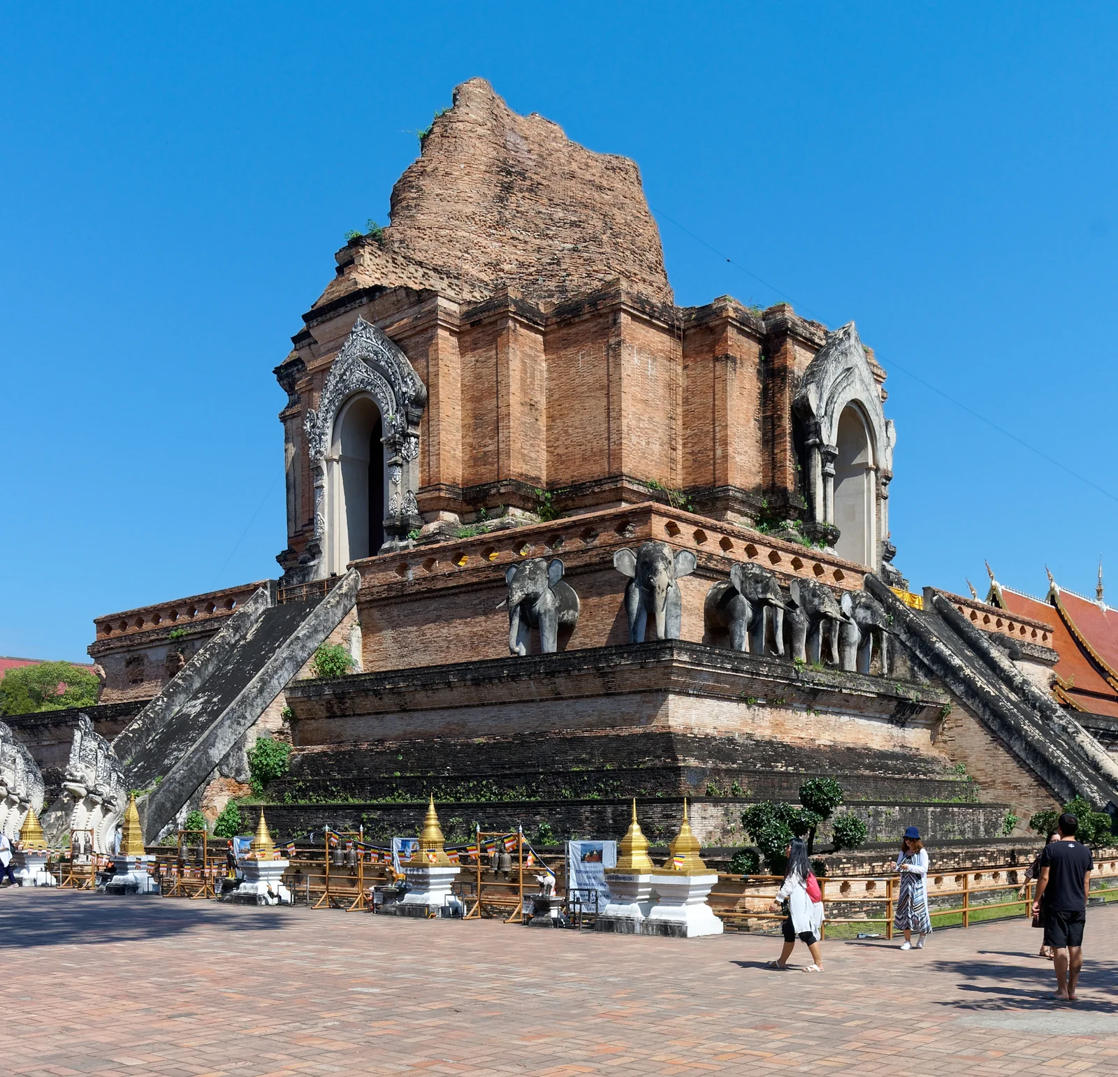 Wat Chedi Luang in the Chiang Mai old city