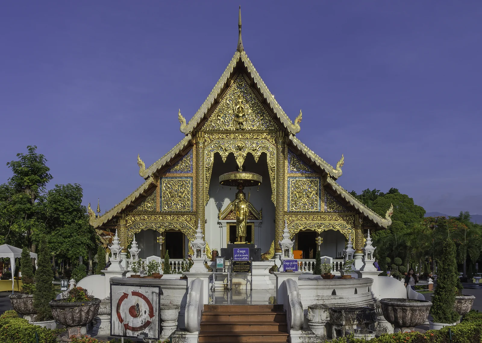 Wat Phra Singh temple in Chiang Mai old city