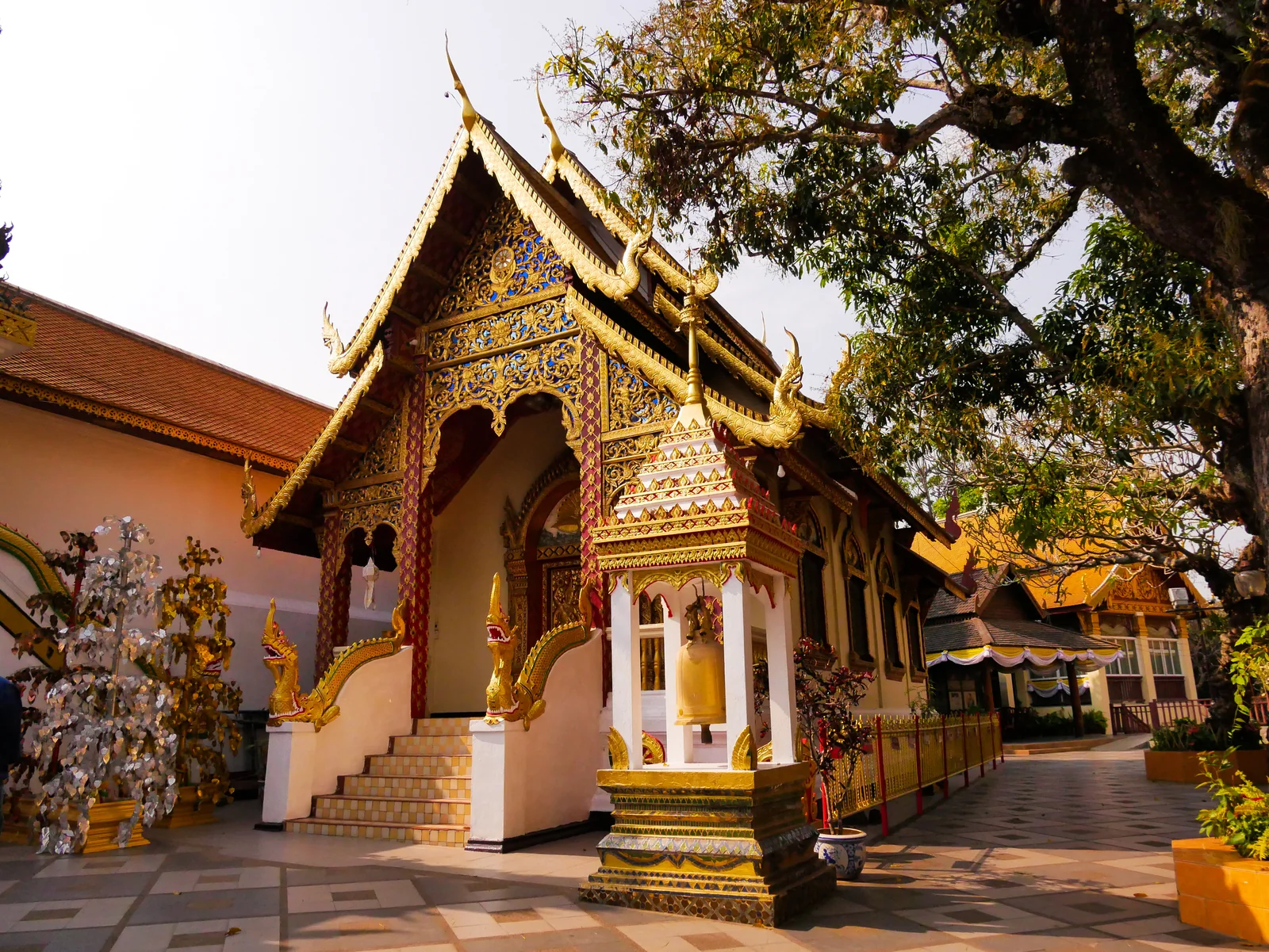 Wat Phra That Doi Suthep golden chedi near Chiang Mai