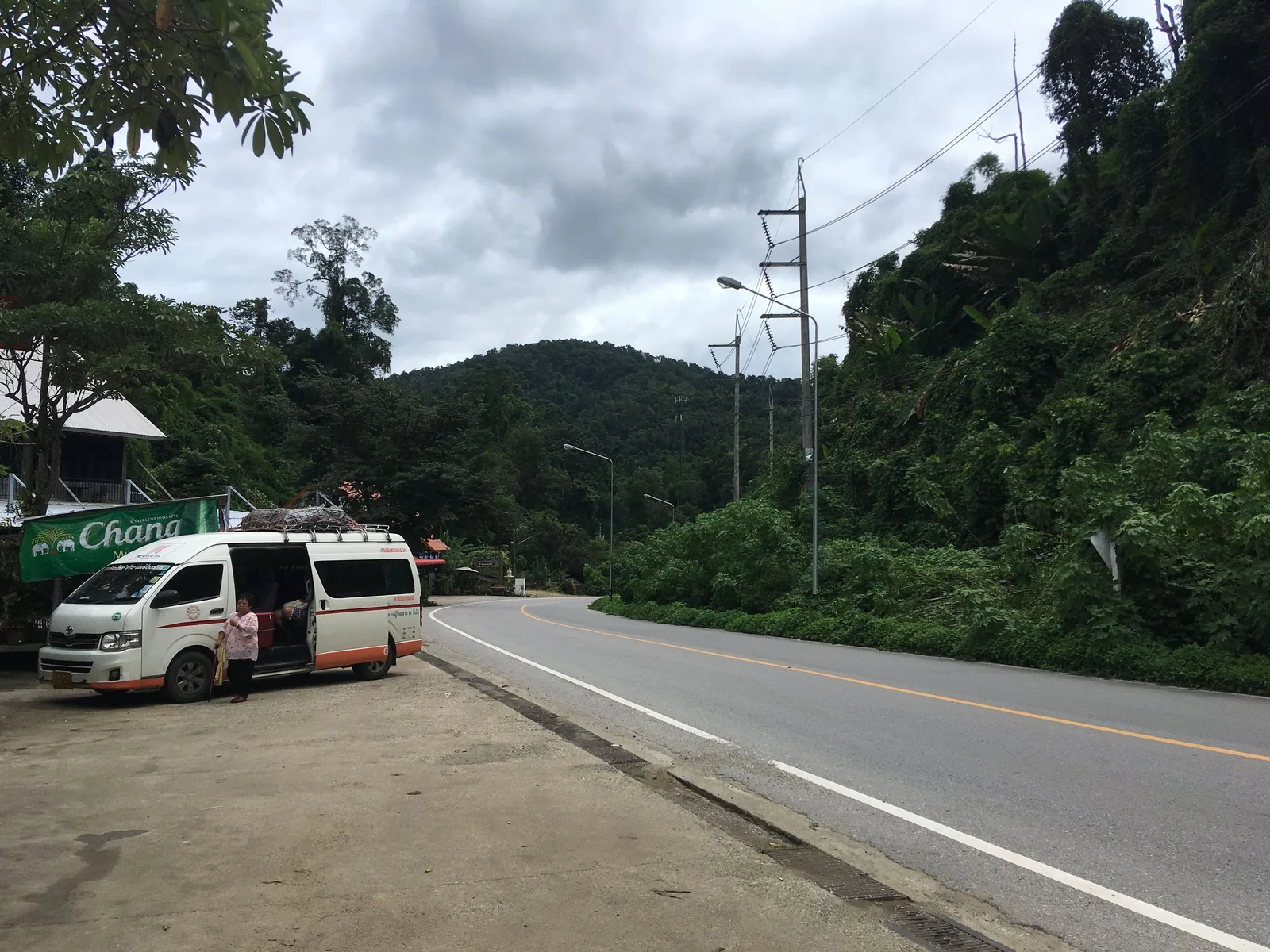 The winding Highway 1095 between Chiang Mai and Pai, the road behind the 762 curves
