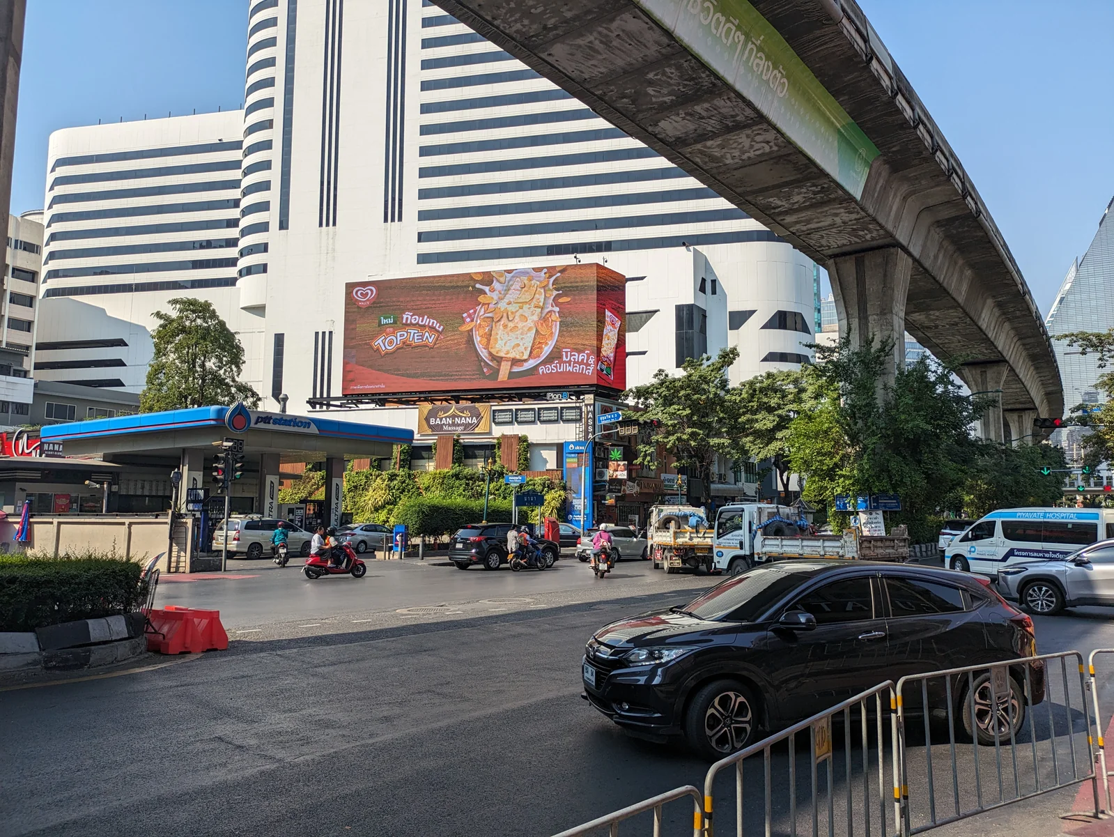 Nana intersection on Sukhumvit near JW Marriott Bangkok